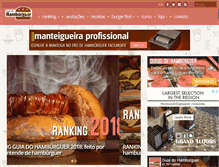 Tablet Screenshot of guiadohamburguer.com